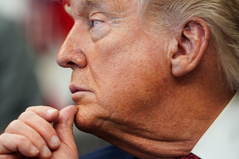 Carlson has bitterly broken with Trump since the Iran war began but did previously refer to him as a ‘demonic force’ (AP)