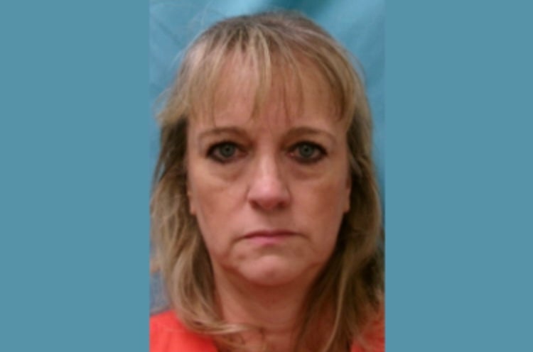 Lisa Honrud was arrested Monday morning in connection with the 2002 murder of her husband Frank Weiss, Texas police have said (Frisco Police Department)