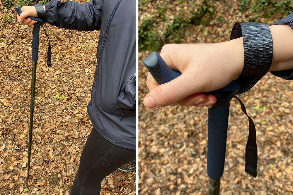 These poles are great for tougher terrain (Abby Driver/The Independent)