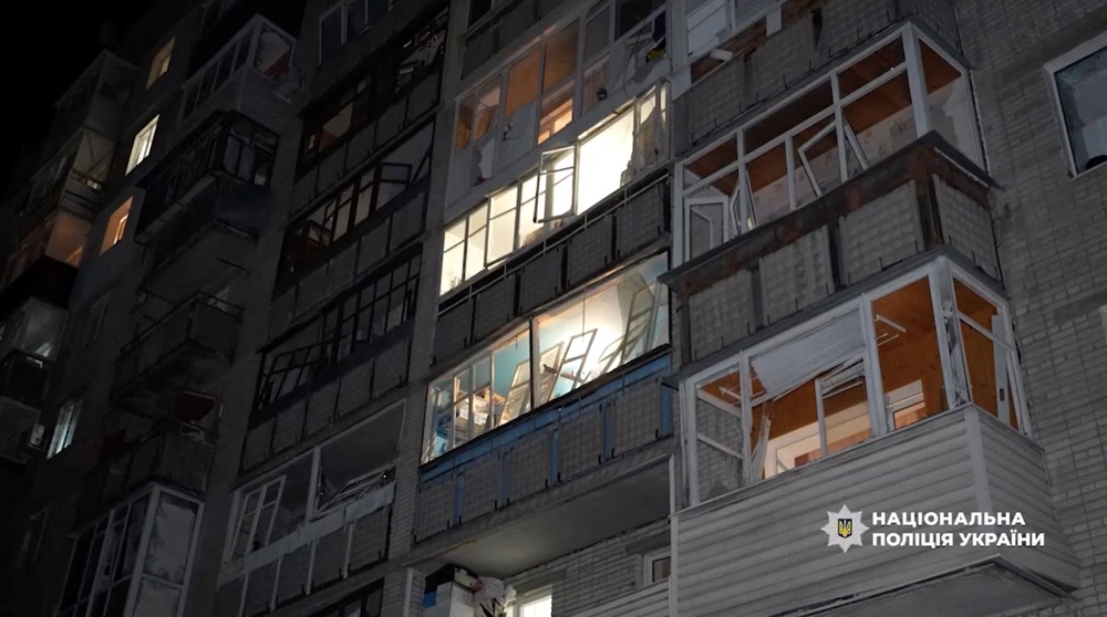 A damaged building following Russian strikes, amid Russia's attack on Ukraine, in Sumy (Reuters)