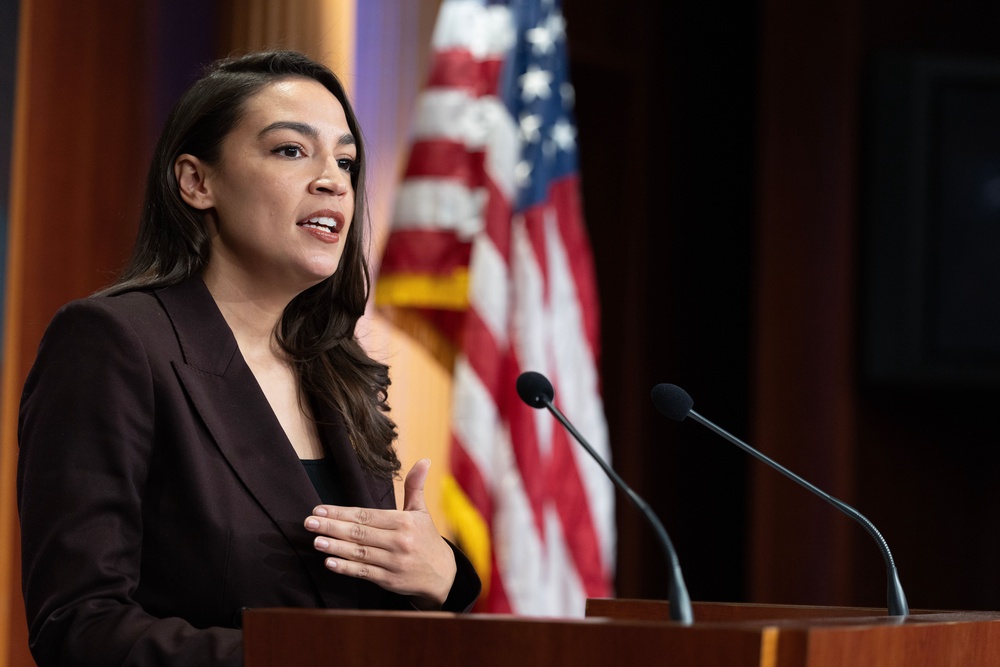 Ocasio-Cortez earns an annual salary of $174,000 as a congresswoman, exactly the same as Cruz himself (Getty)