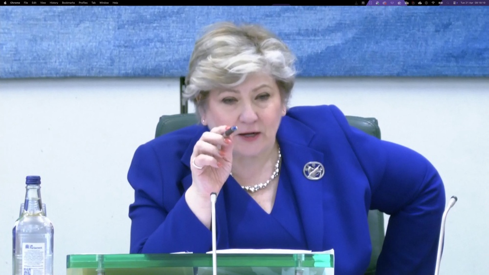 Dame Emily Thornberry questions Sir Olly Robbins (House of Commons/UK Parliament/PA) (PA Wire)