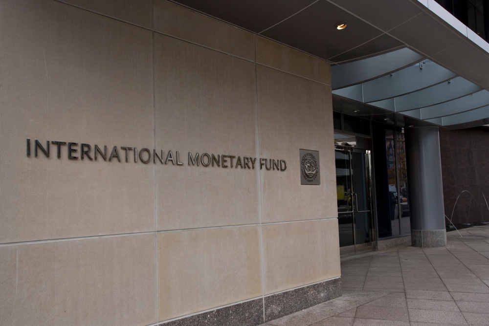 B5XT4E Headquarters of the International Monetary Fund in Washington DC. Image shot 11/2008. Exact date unknown.