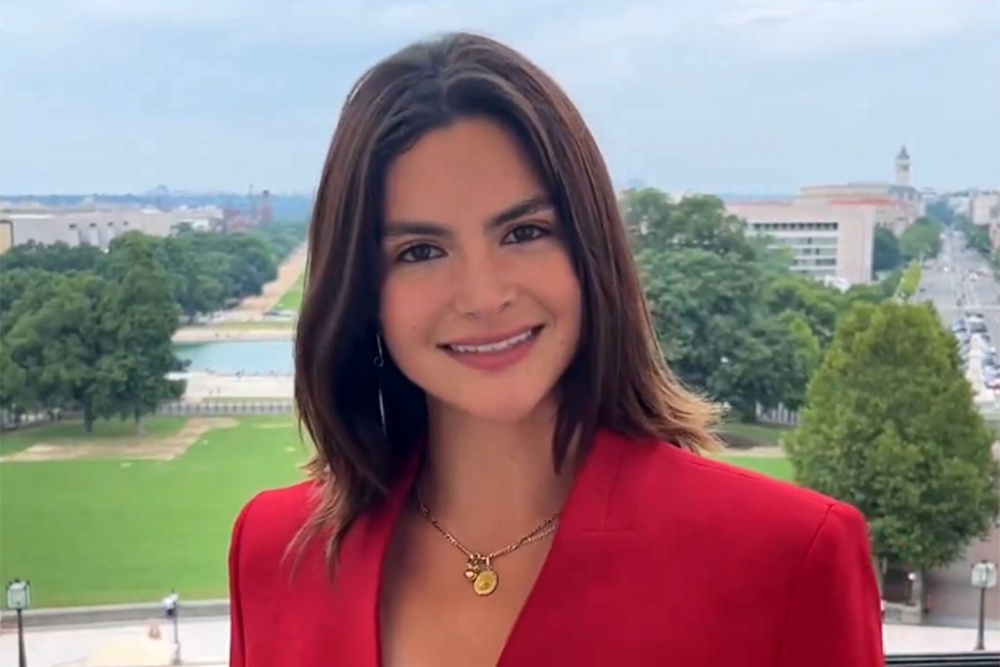 Valentina Gomez was due to speak at the Unite the Kingdom rally. (Valentina Gomez)