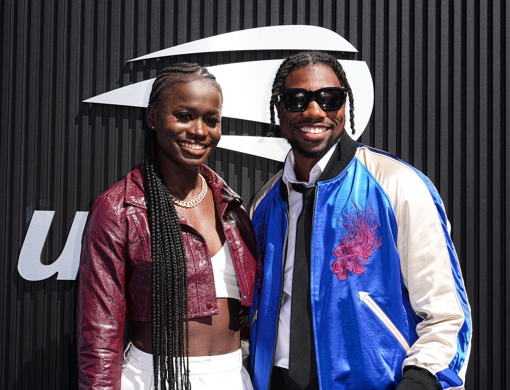 Noah Lyles and Junelle Bromfield announced their engagement in October 2024 (Getty Images)