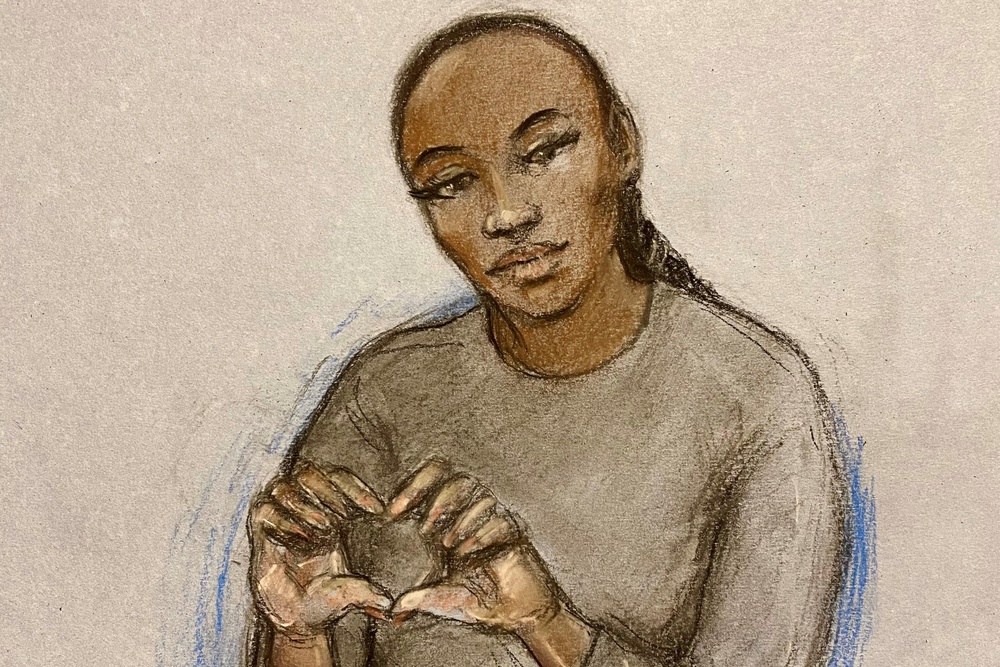 Carrington denied murdering the social media influencer (Elizabeth Cook/PA) (PA Wire)