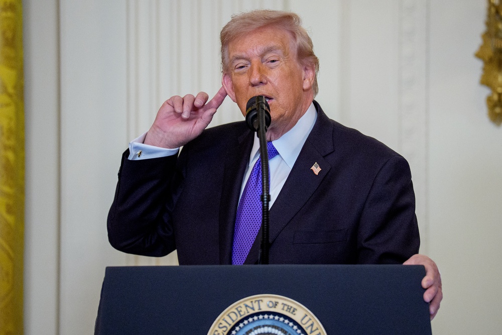 The president joined CNBC’s Squawk Box  by phone Tuesday morning where he spoke for more than 30 minutes about the Iran war, his pick for Fed chair Kevin Warsh, oil prices and the White House ballroom (Getty)