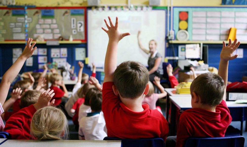 Chaos in class: UK primary school suspensions have increased dramatically in the past decade (PA)