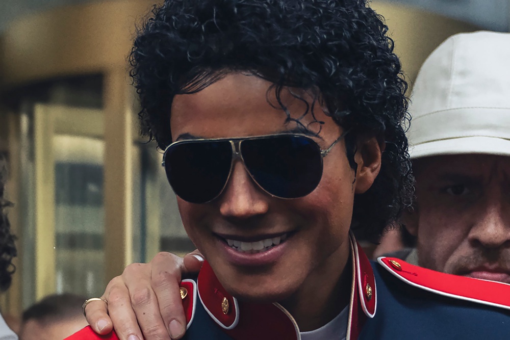 Jaafar Jackson plays his uncle, Michael Jackson, in the forthcoming biopic (Lionsgate)