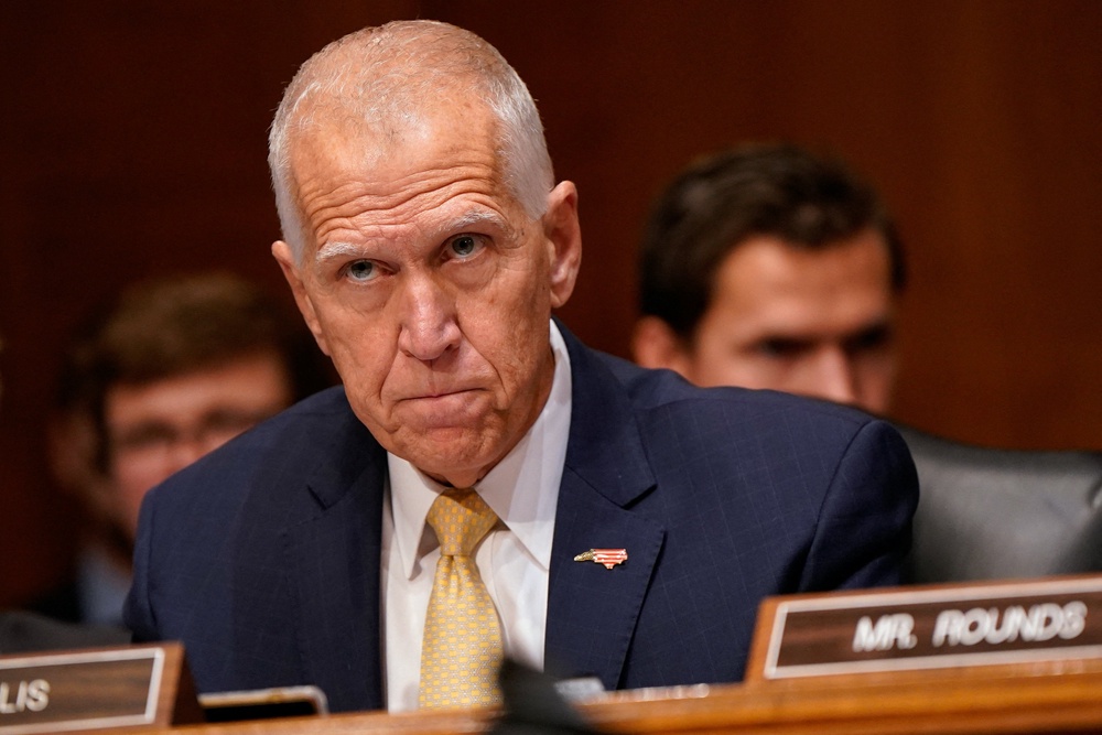 Thom Tillis, one of the Republicans who has publicly broken with Trump numerous times, ridiculed the DOJ’s plans to compensate January 6 rioters and other targets of prosecution under the Biden DOJ (Reuters)