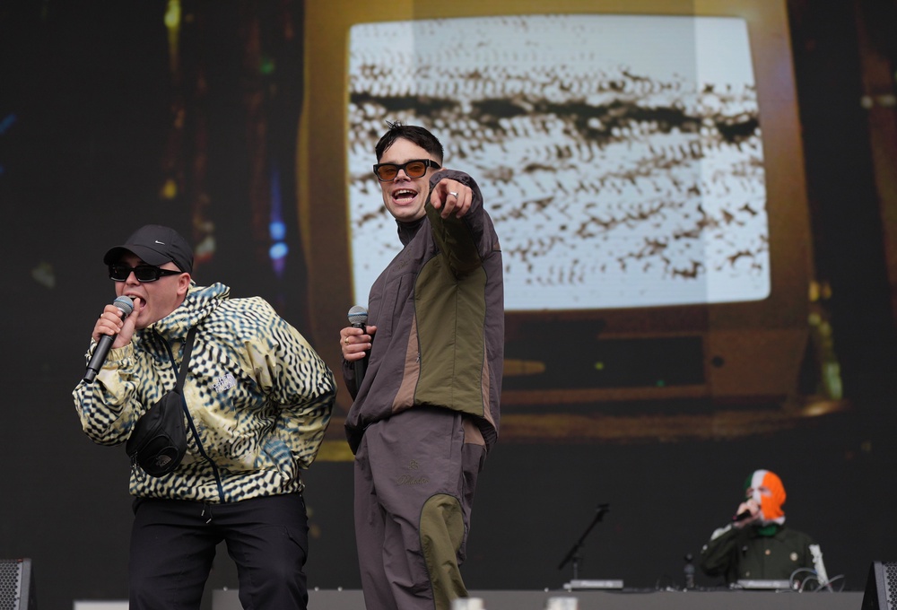 Irish rap trio Kneecap are among those who have signed the letter (Niall Carson/PA) (PA Archive)