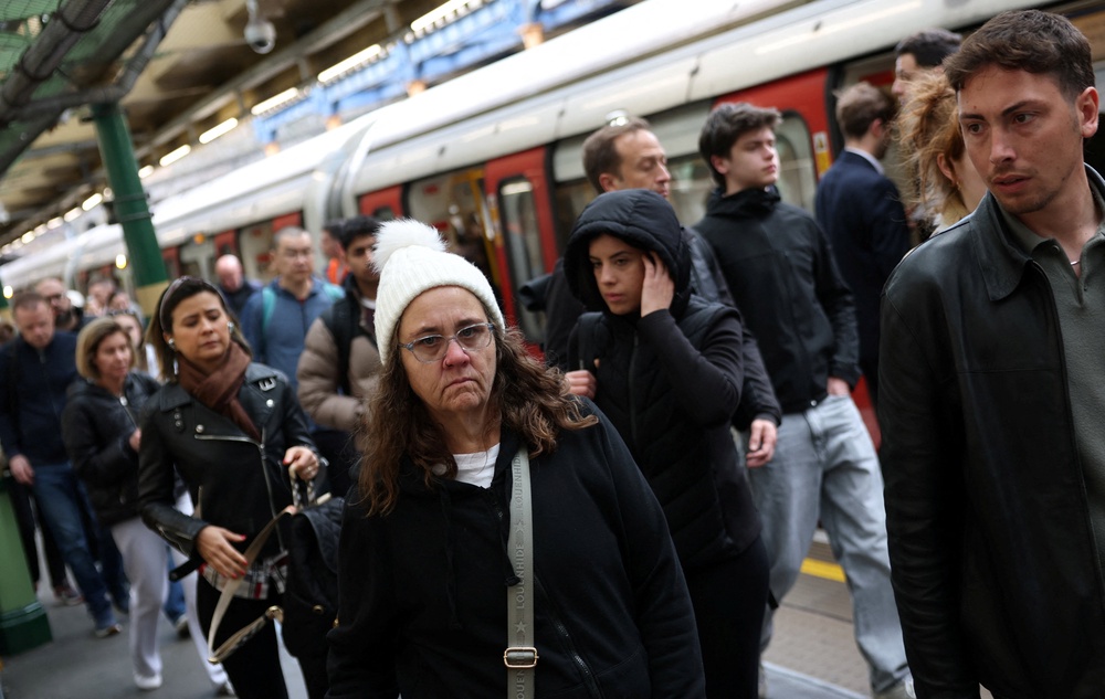 Transport for London (TfL) urged passengers to check before they travel, as the industrial action led to widespread delays (Reuters)