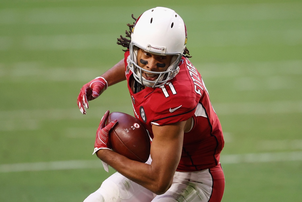 Larry Fitzgerald played for the Arizona Cardinals until retiring in 2020. He joined the Pro Football Hall of Fame earlier this year (Getty Images)