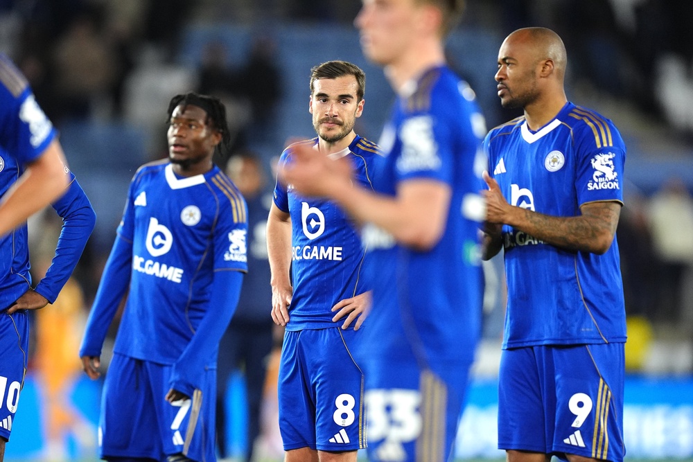 Leicester have suffered back-to-back relegations and a third in four years (PA)