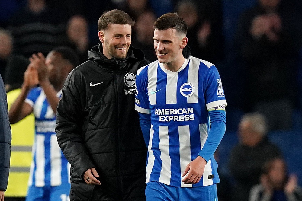Brighton are still in the running for a Champions League place (PA Wire)