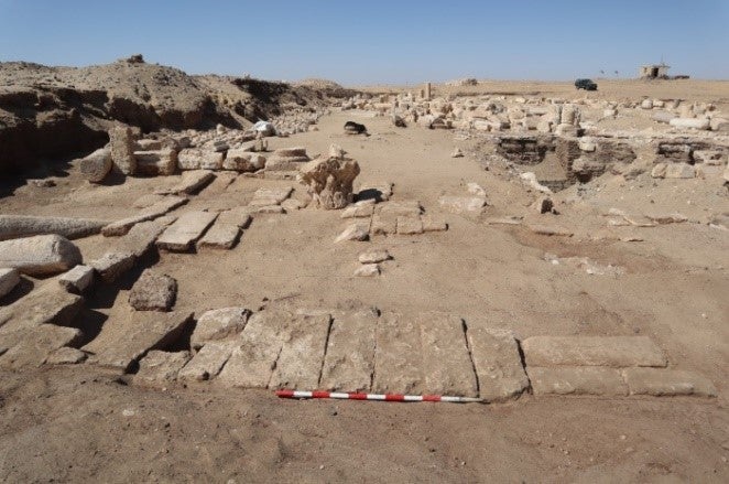 The archaeological site in Oxyrhynchus (University of Barcelona)