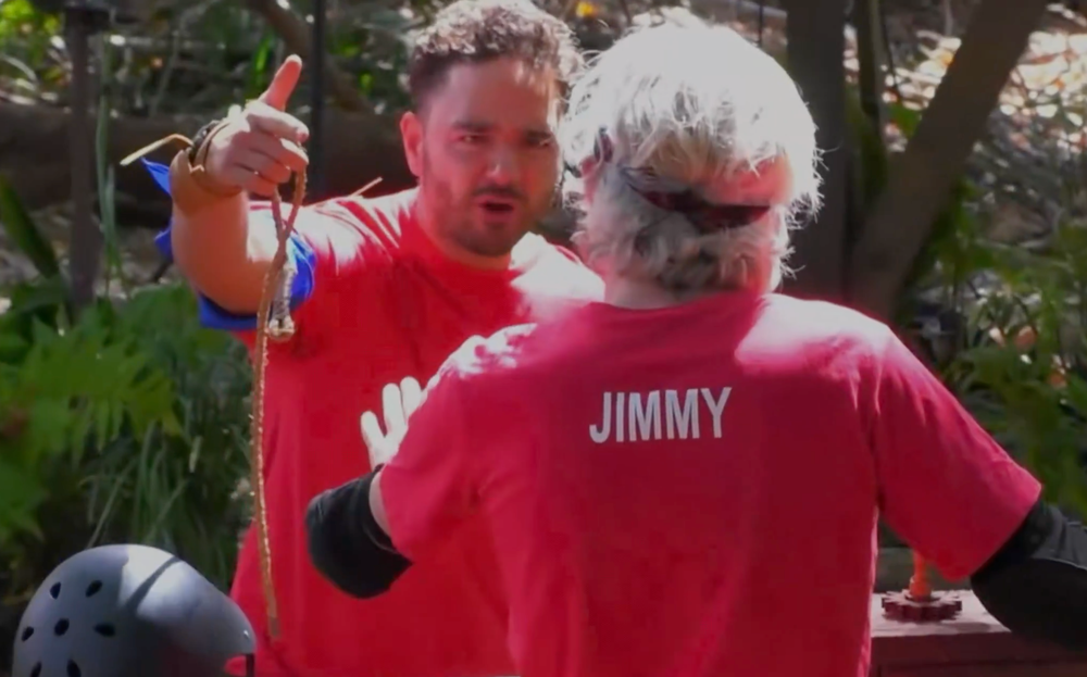 The row between the pair left their campmates in shock with many deeming it unfair for Thomas to leave (ITV)