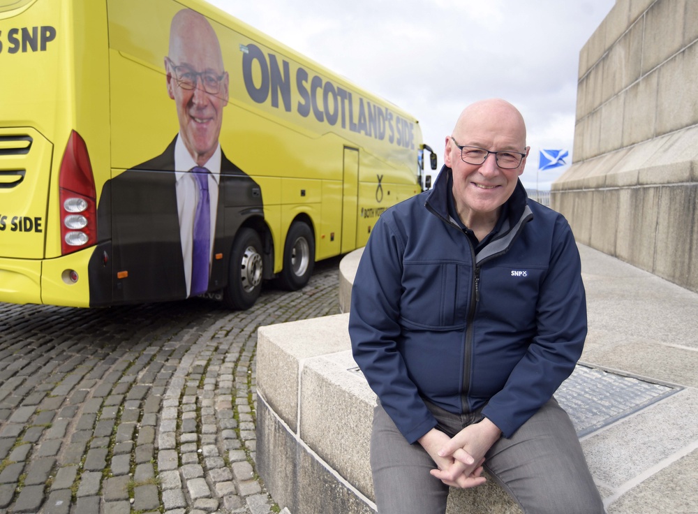 The Westminster government is is ‘engulfed in scandal and asleep at the wheel’ John Swinney claimed. (Mike Boyd/PA)