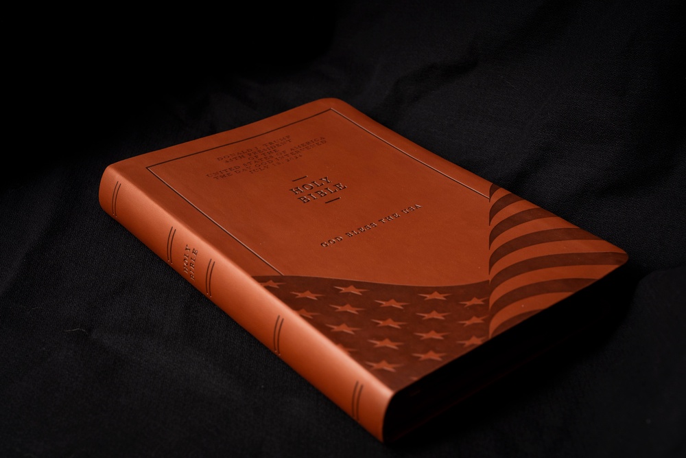 President Donald Trump's ‘God Bless the USA’ Bible (AP)