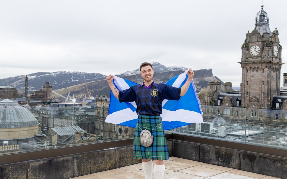 The Tartan Army fan is walking 3,000 miles across the US (Craig Ferguson’s Tartan Trek/PA) (PA Media)