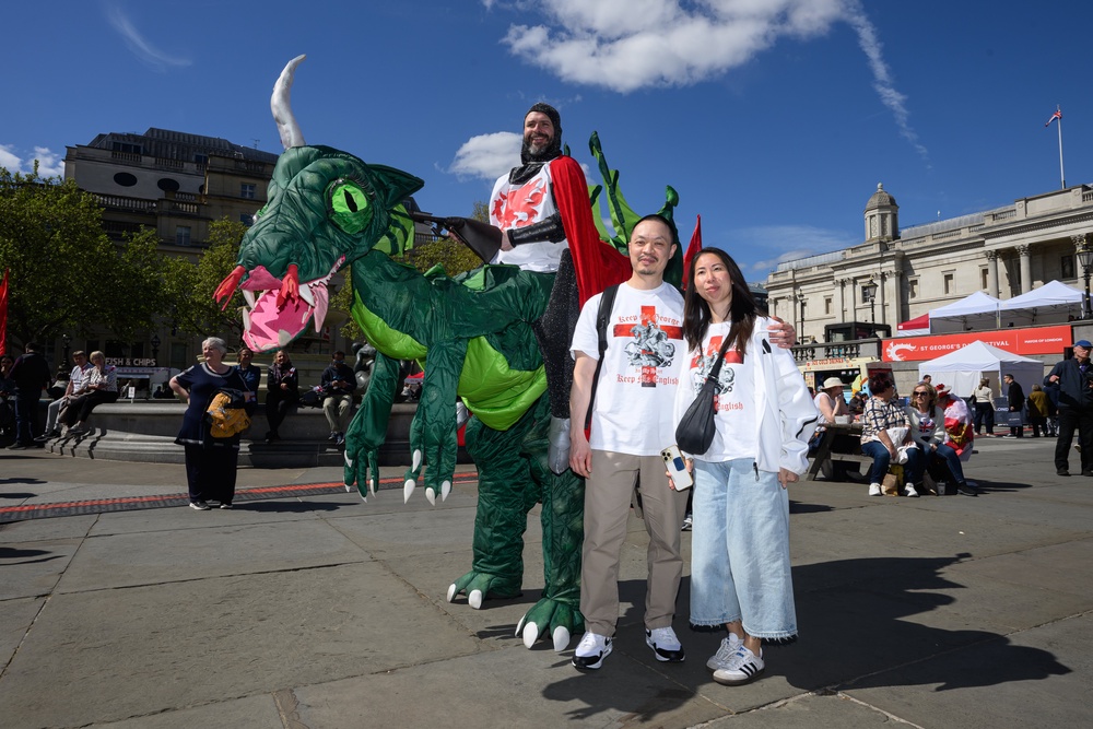 Bragg, who last month took part in a demonstration in London against the far right, said: “St George’s Day should be a day for celebrating the positive things we have in common.” (Getty)