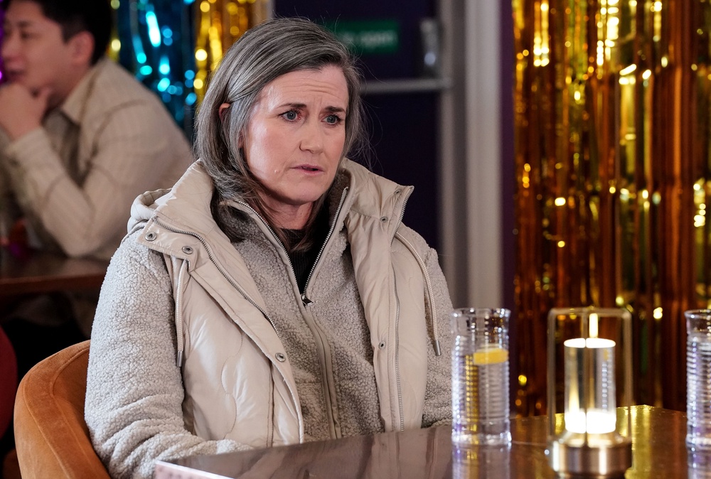 Sandra from 'EastEnders', as played by Dawn Steele (CREDIT LINE:BBC/Jack Barnes/Kieron McCarron)