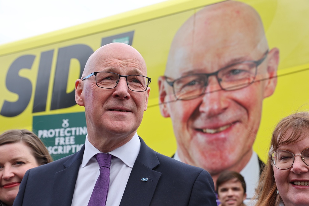 First Minister John Swinney said Sir Keir Starmer should quit as Prime Minister (Robert Perry/PA) (PA Wire)