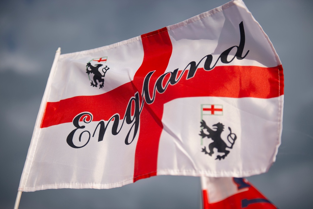 With the likes of Tommy Robinson waving the country’s colours at marches, it’s fair to say its reputation is... flagging (Visionhaus/Getty)