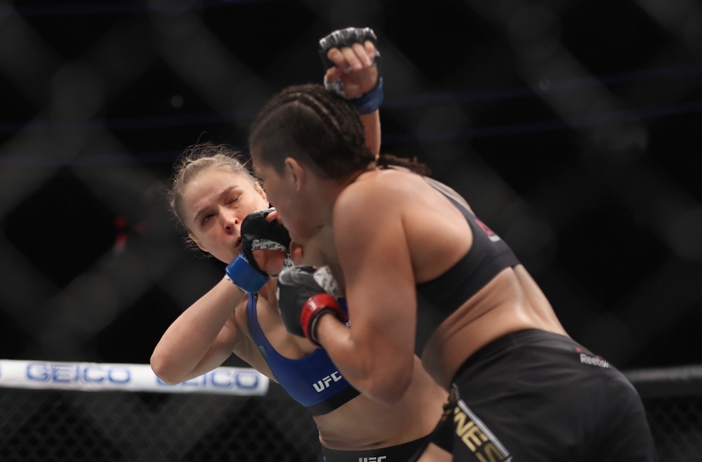 Rousey’s final UFC fight saw her stopped by Amanda Nunes in 48 seconds (Getty)