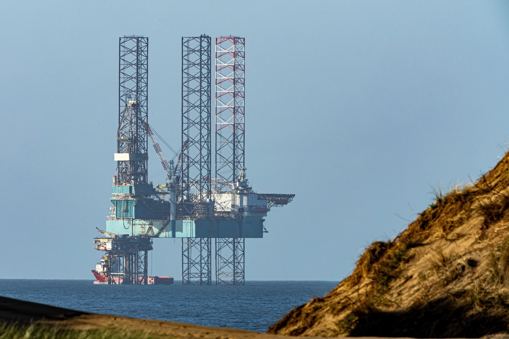 The bunnies were found running around the Valaris Norway rig (Alamy/PA)