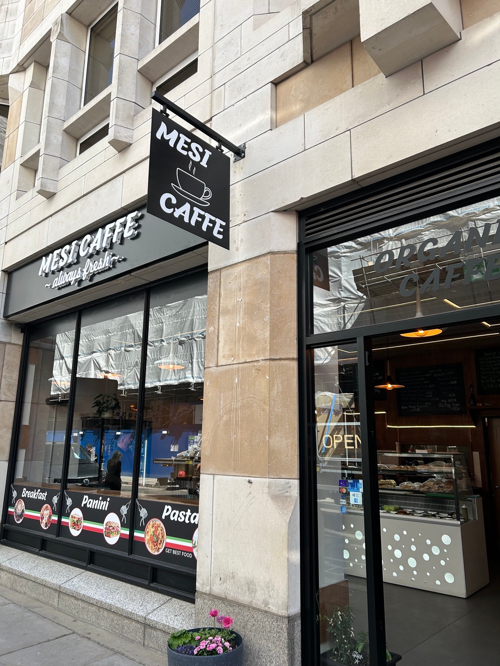 Mesi’s Caffe estimated a 30 per cent drop in customers due to the strike (Bryony Gooch/ The Independent)