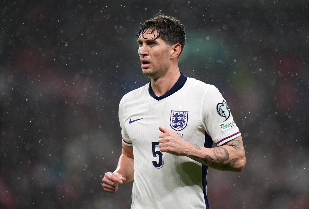 Stones sustained a calf issue on international duty with England last month (Mike Egerton/PA) (PA Wire)