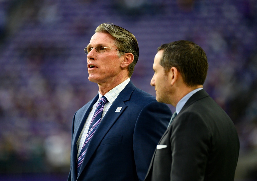 Rick Spielman during his time as Minnesota Vikings general manager (Getty)