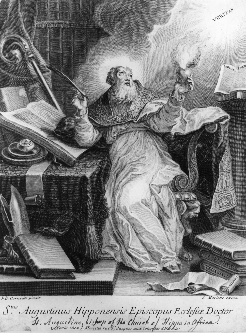 Saint Augustine, also known as Augustine of Hippo, who lived during the 4th Century AD, became one of the first advocates of just war theory (Getty Images)