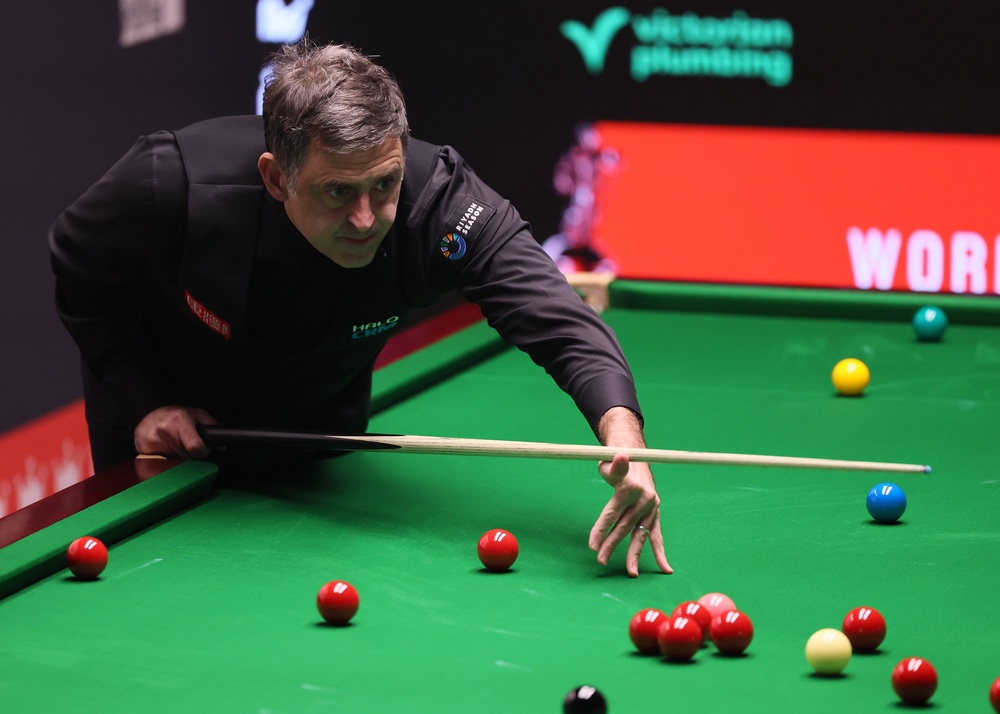 Ronnie O’Sullivan is bidding to become a record eight-time Crucible champion (Richard Sellers/PA) (PA Wire)