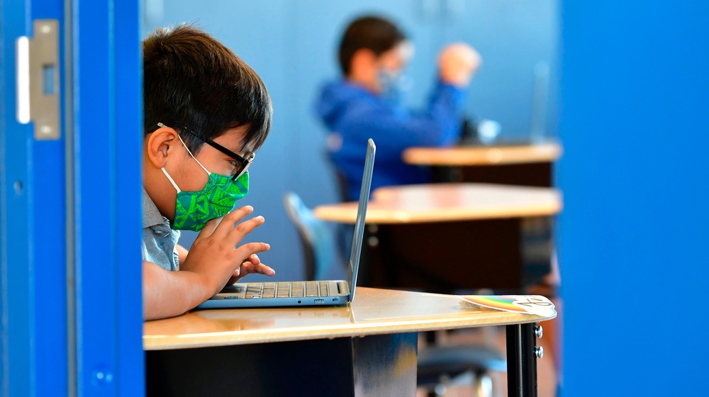 ‘Technology can be a powerful tool, but too much screen time has real harmful effects on our students,’ a board member said (AFP via Getty Images)