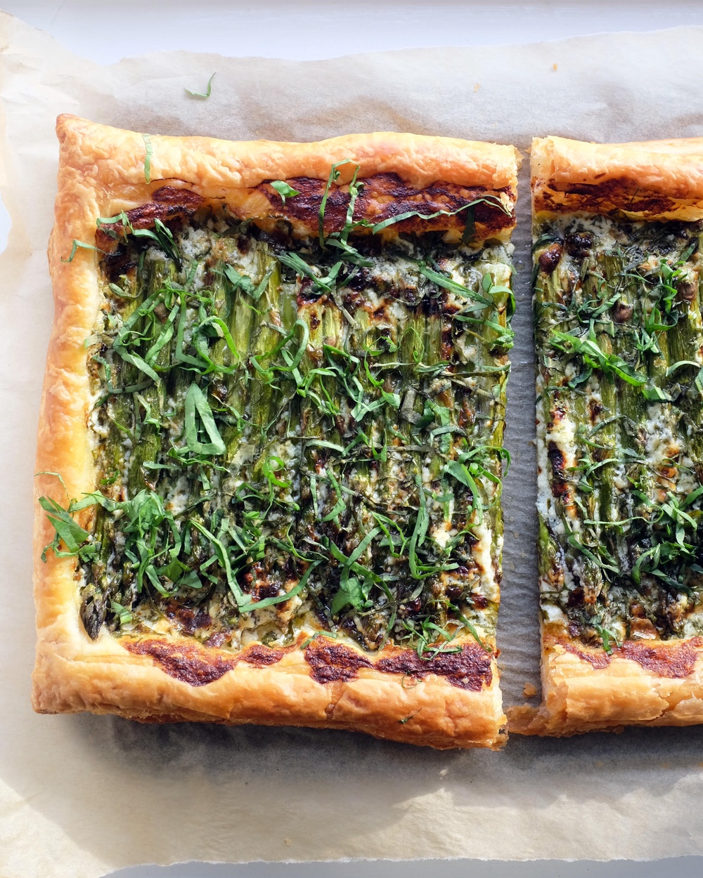 Asparagus at its peak, paired with sharp cheese and pastry – a reminder that seasonality can be celebration enough (Ed Smith)