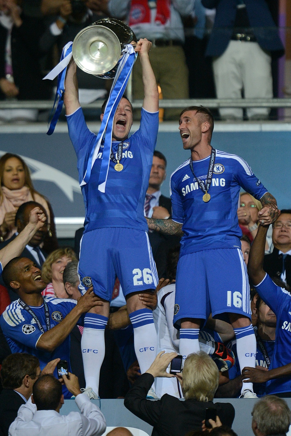 John Terry won the Champions League in 2012 (Owen Humphreys/PA) (PA Archive)