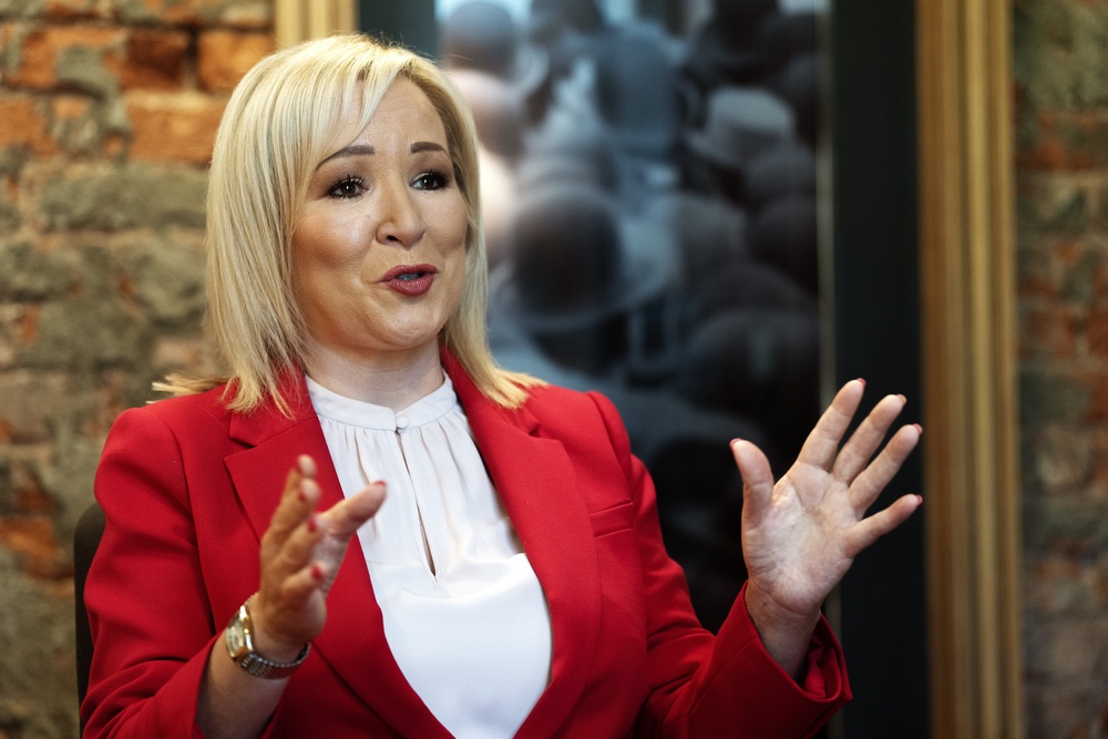 Michelle O’Neill said she believed partition had ‘failed everybody’ (Brian Lawless/PA) (PA Wire)