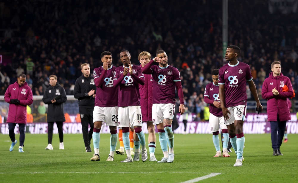 Defeat to Manchester City on Wednesday evening means Burnley have been relegated from the Premier League (Getty)