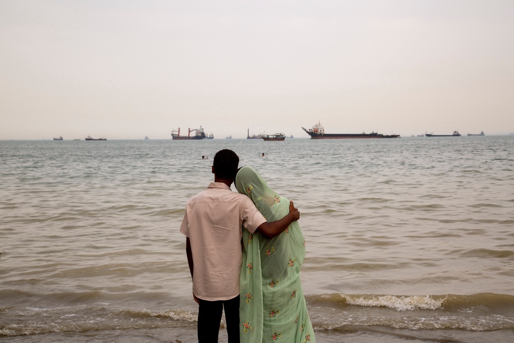 Effects from the closure of the Strait of Hormuz, as seen here from Bandar Abbas in Iran, continue to be felt around the world (Getty)