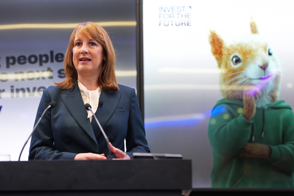 Rachel Reeves launches a new campaign to get Britons investing during a visit to the London Stock Exchange (PA)