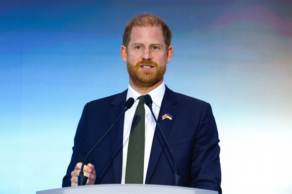 Harry bemoaned how polarised public debate has become, and said it deepens the confusion that “fuels division”. (Reuters/Valentyn Ogirenko)