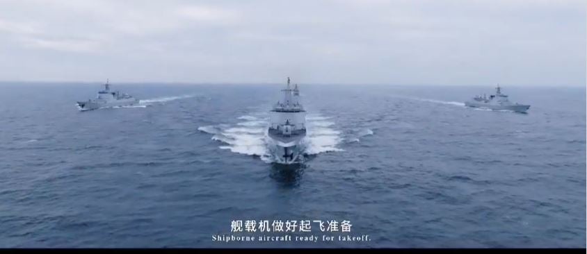 Chinese Navy hints at new aircraft carrier (China Navy)