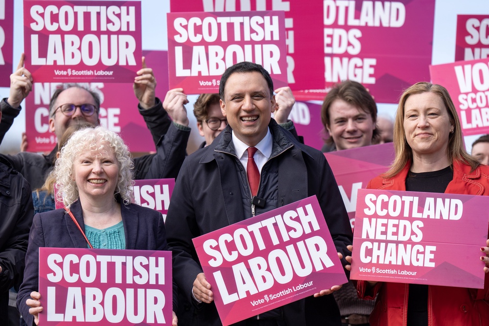 Anas Sarwar said the Holyrood poll is ‘not an election that’s about judging two years of a Labour Government’ at Westminster (Jane Barlow/PA) (PA Wire)