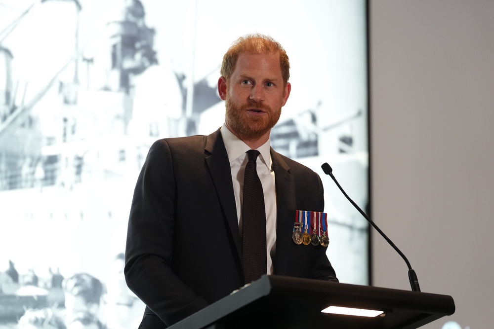 Harry travelled to Ukraine by train from Poland (Jonathan Brady/PA) (PA Wire)