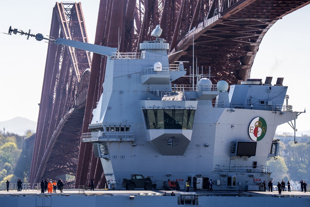 The ship has undergone maintenance at Rosyth since last summer (Jane Barlow/PA) (PA Wire)