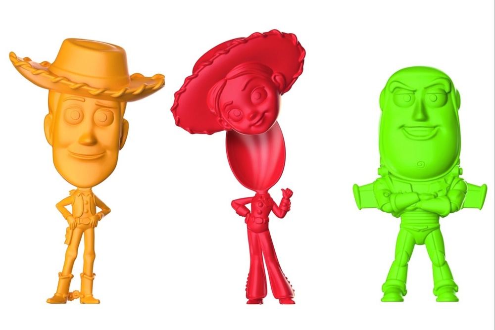 The new collectable items include three playable spoons, featuring Woody, Jessie and Buzz Lightyear from ‘Toy Story’ (WK Kellogg Co.)