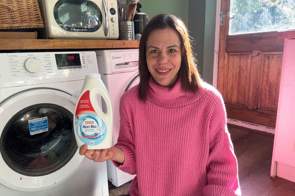 While harsh stains didn’t budge, it worked well on a general load (Zoe Griffin/The Independent)