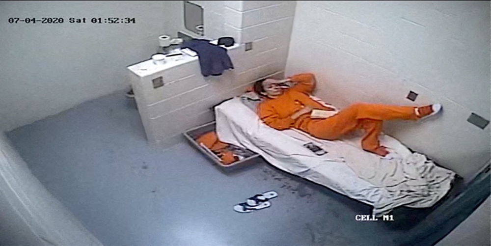 Maxwell in a prison cell in Brooklyn, New York. The controversy follows Maxwell’s recent closed-door deposition where she spoke favorably of Donald Trump, fueling speculation about the motivations behind her prison placement (U.S. Justice Department)